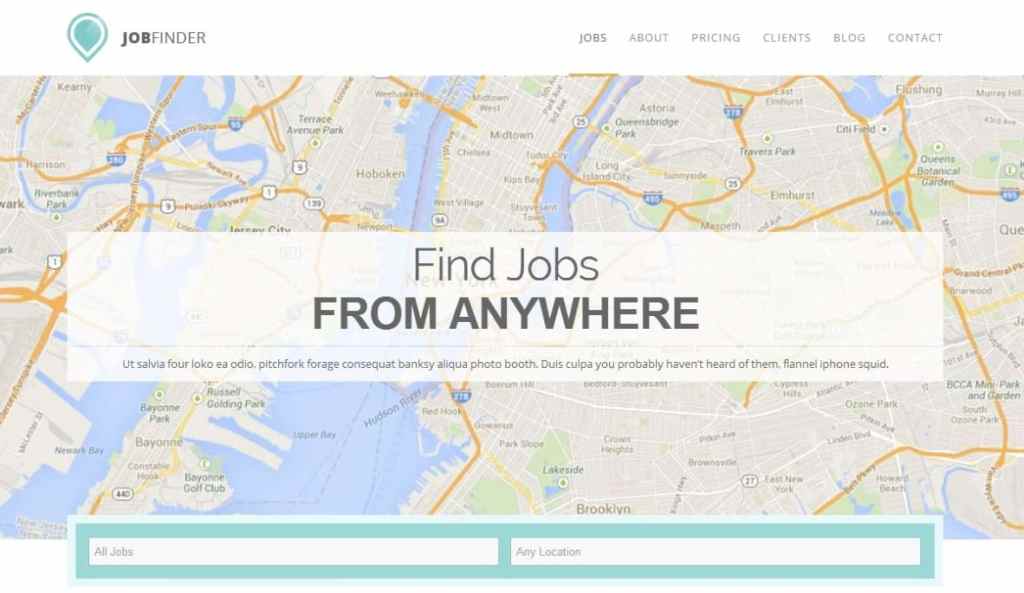 JobFinder WordPress Theme