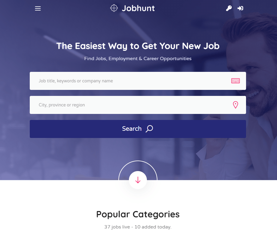 JobHunt WP Theme
