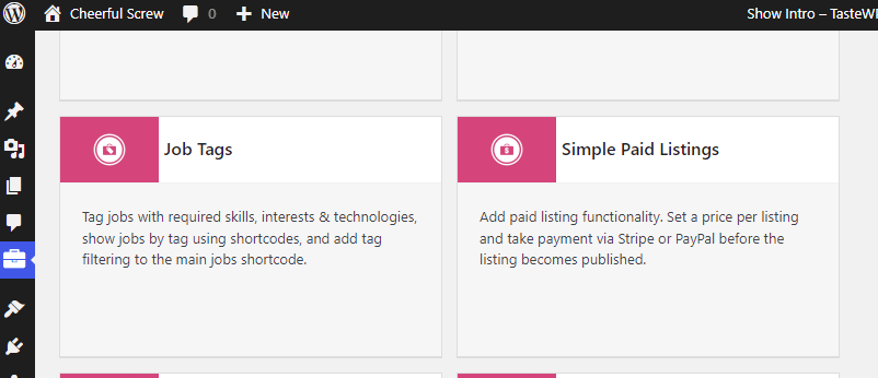 Simple Paid Listings Add-On
