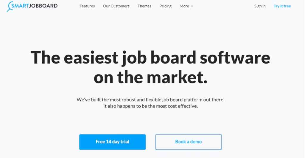 SmartJobBoard home page