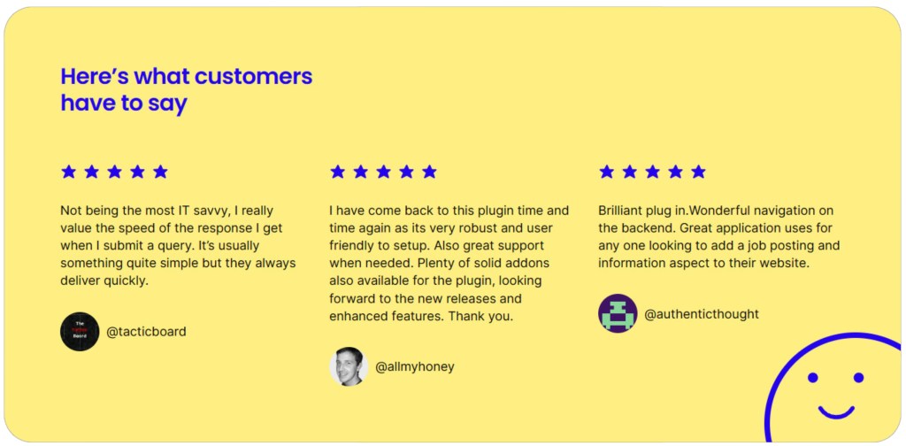 Reviews for WP Job Manager
