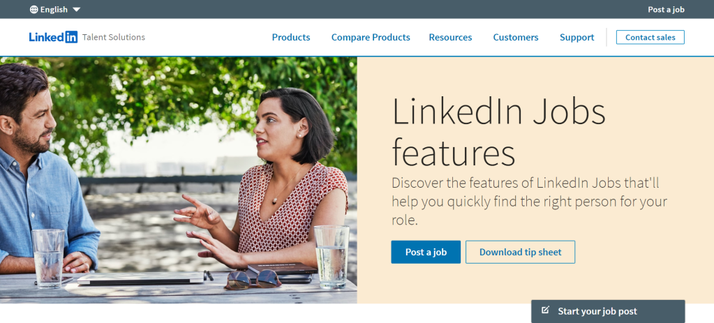Explore LinkedIn Jobs' features designed to help you swiftly identify the ideal candidate for your position.